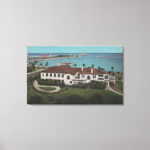 St. Petersburg, Florida - Schiff Leinwanddruck