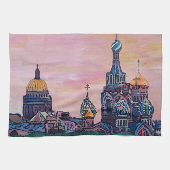 St Petersburg II Geschirrtuch (Horizontal)