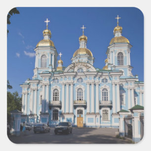 St. Petersburg, Mariinsky, Nikolsky-Kathedrale Quadratischer Aufkleber