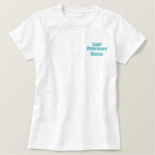 St. Petersburg-Polo-Shirt Besticktes T-Shirt