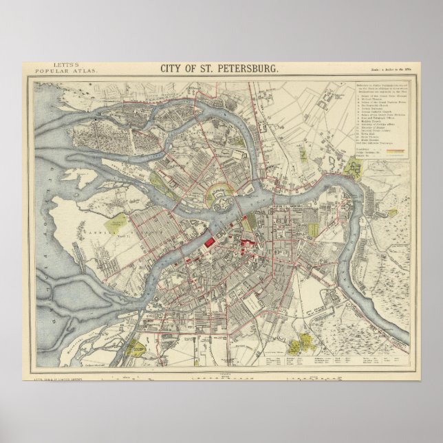 St. Petersburg Poster (Vorne)