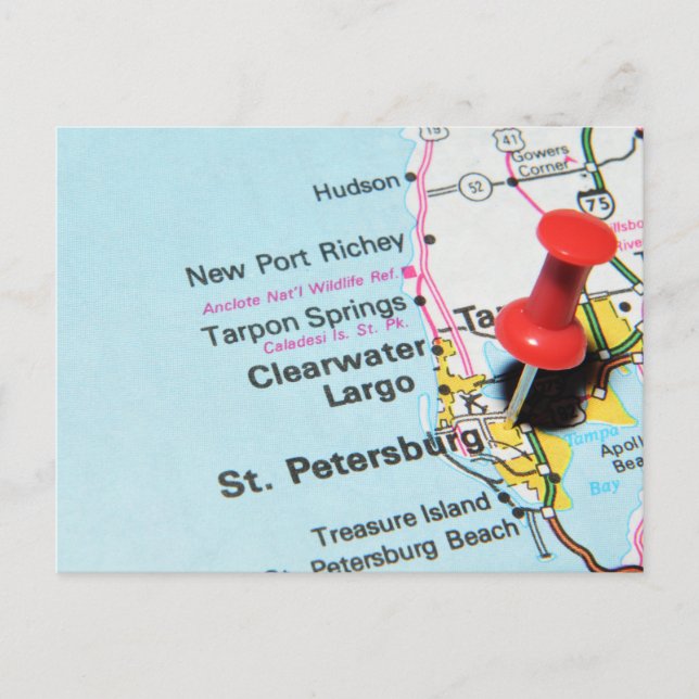 St. Petersburg Postkarte (Vorderseite)