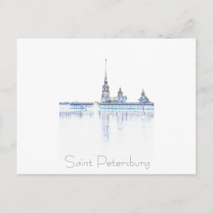 St. Petersburg Stadt Russland Architektur Postkart Postkarte