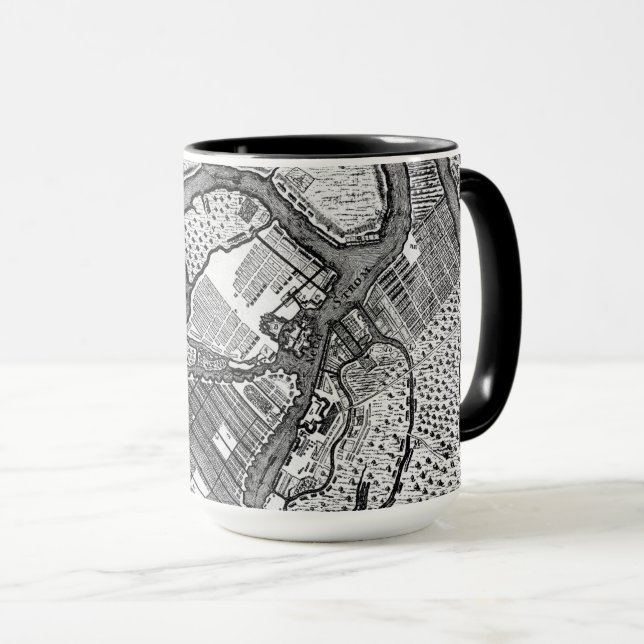 St- Petersburgplan Tasse (VorderseiteRechts)
