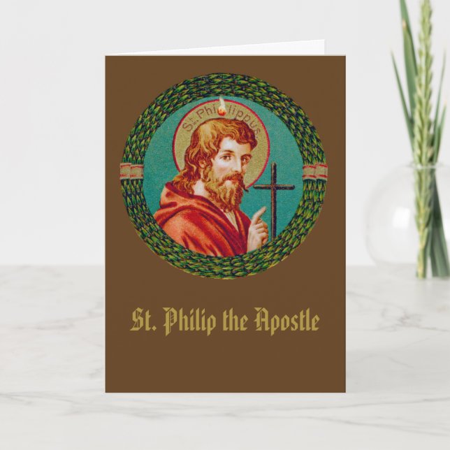 St. Philip der Apostel (JMAS 10) Gruß Karte (Vorderseite)