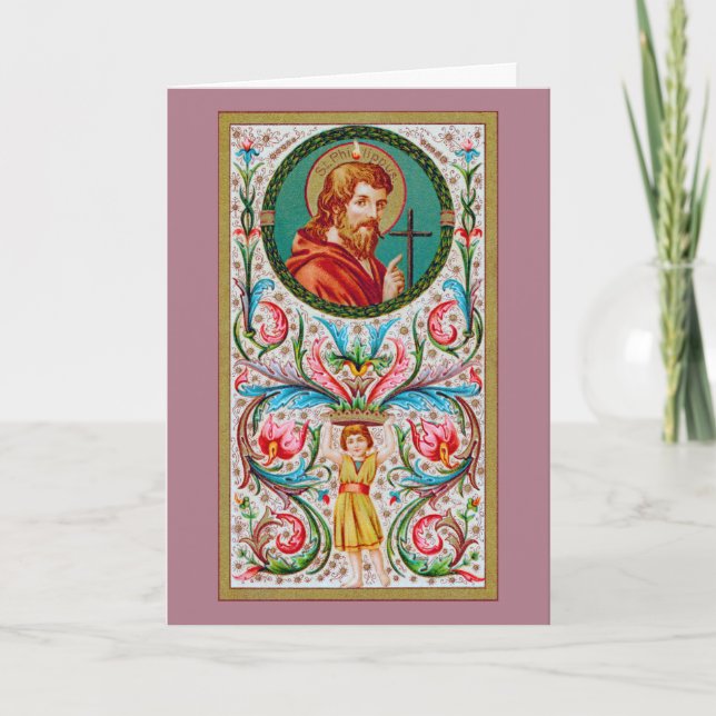 St. Philip der Apostel (JMAS 10) Gruß Karte (Vorderseite)