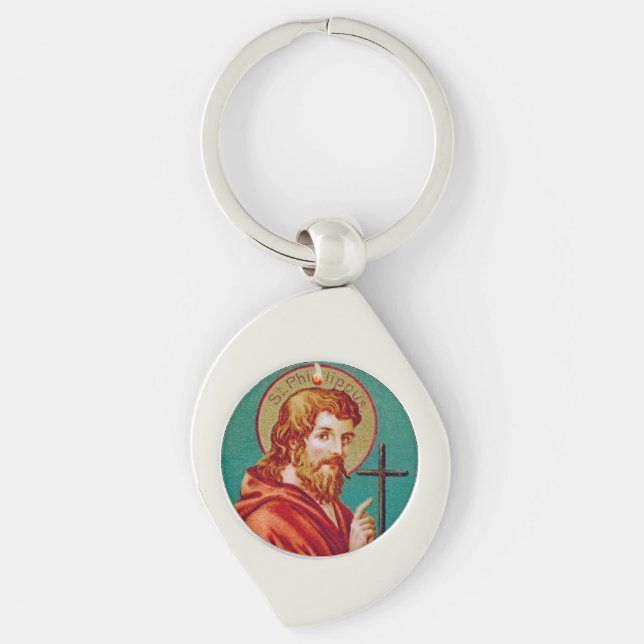St. Philip der Apostel (JMAS 10) Schlüsselanhänger (Vorderseite)