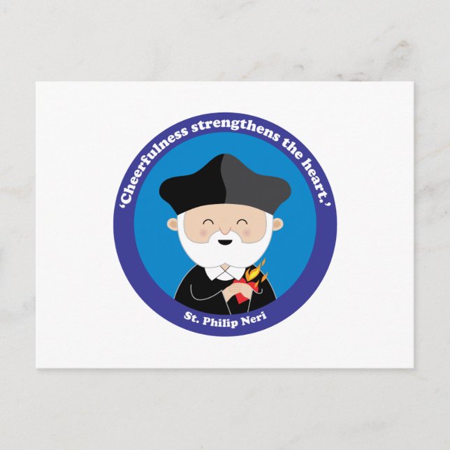 St. Philip Neri Postkarte (Vorderseite)