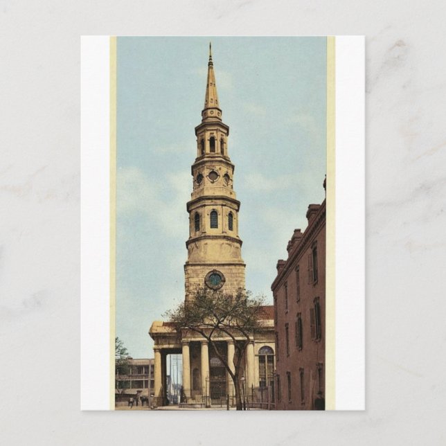 St. Philip's Church, Charleston, S.C. klassisches  Postkarte (Vorderseite)