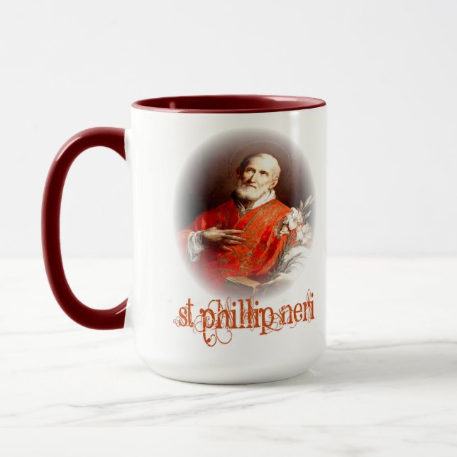 St Phillip Neri Katholischer Heilige Tasse (Links)