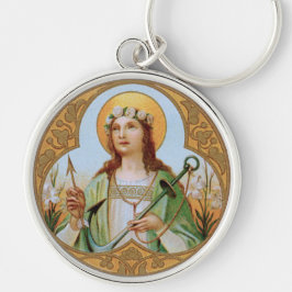 St. Philomena (BK 005) Metal Schlüsselanhänger