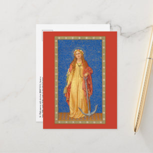 St. Philomena mit Anker (SNV 051) Postkarte
