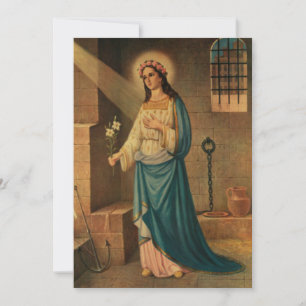 St Philomena Puissante carte de prière Novena
