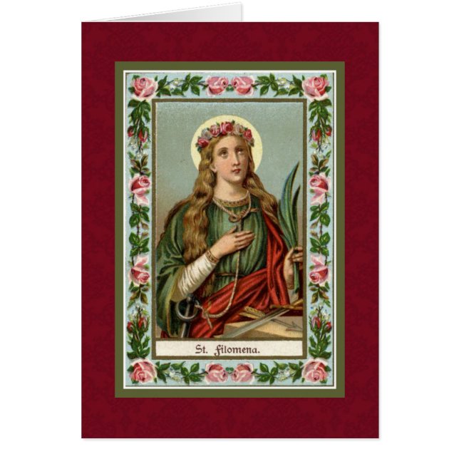 St Philomena Roses Rose Palm Cord (Devant)