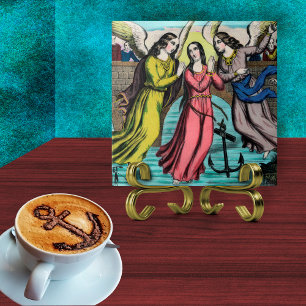 St. Philomena wird vom Ertrinken gerettet Fliese