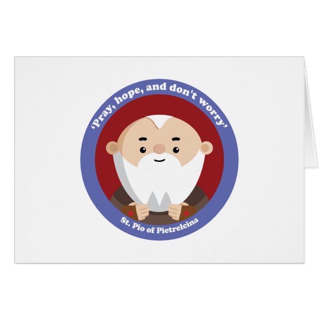 St. Pio von Pietrelcina (Vorderseite (Horizontal))