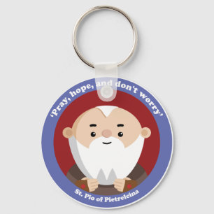 St. Pio von Pietrelcina Schlüsselanhänger