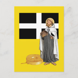 St. Piran von Cornwall (SAE 01) und seine Flag Car Postkarte