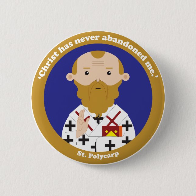 St. Polycarp Button (Vorderseite)