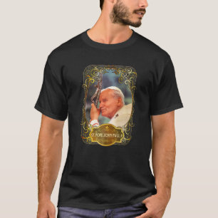 St Pope John Paul II Kreuzung katholische Saint Po T-Shirt