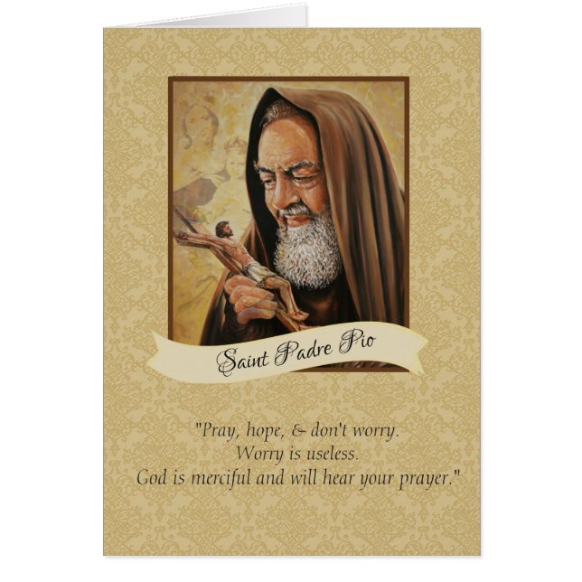 St Prêtre et Stigmatist de l'aumônier Pio (Devant)