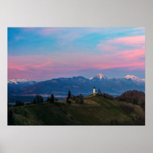 St Primus Jamnik Slowenien Poster