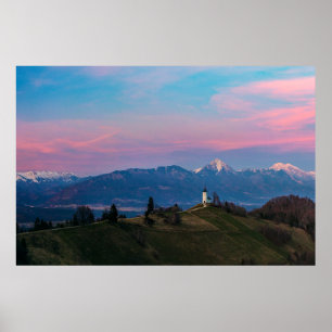 St Primus Jamnik Slowenien Poster