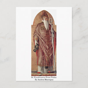 St. Prosdozimus Von Padua durch Andrea Mantegna Postkarte