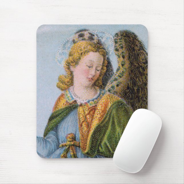 St. Raphael der Erzengel (Detail; M 017) Mousepad (Mit Mouse)