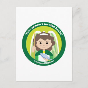 St. Raphael der Erzengel Postkarte