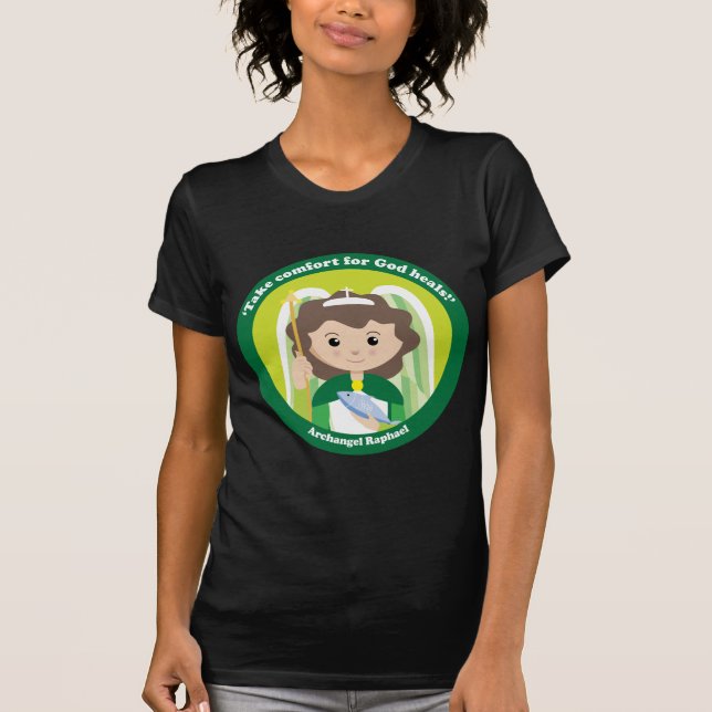 St. Raphael der Erzengel T-Shirt (Vorderseite)
