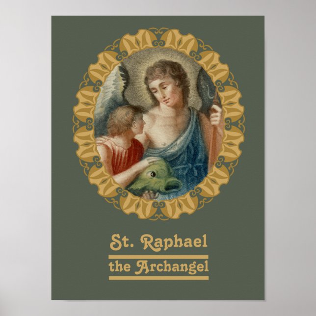 St. Raphael the Archangel (M 012) Poster (Vorne)