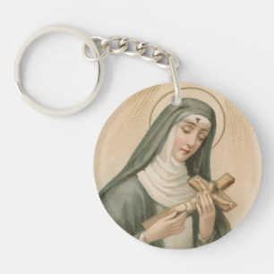 St. Rita de Cascia (M 015) Acrylique circulaire