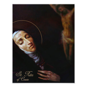 St. Rita von Cascia Fotodruck