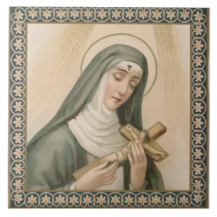 St. Rita von Cascia (M 015) Fliese
