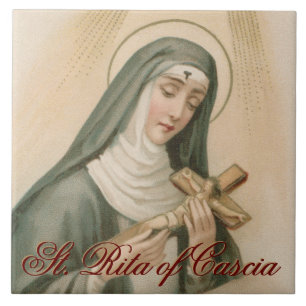 St. Rita von Cascia (M 015) Fliese
