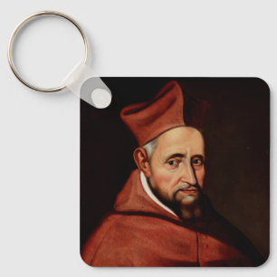 St. Robert Bellarmine Römische Bibliothek Kunst Schlüsselanhänger
