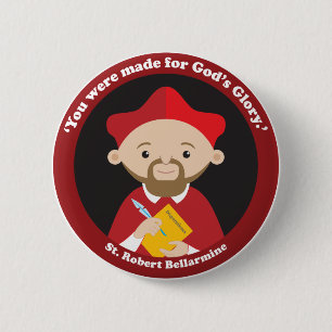 St RobertBellarmine Button