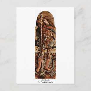 St. Roch By Carlo Crivelli Postkarte
