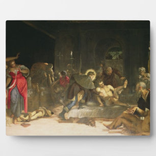 St. Roch, der die Pest heilt Fotoplatte