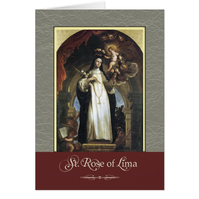 St. Rose Lima beten für uns (Vorne)