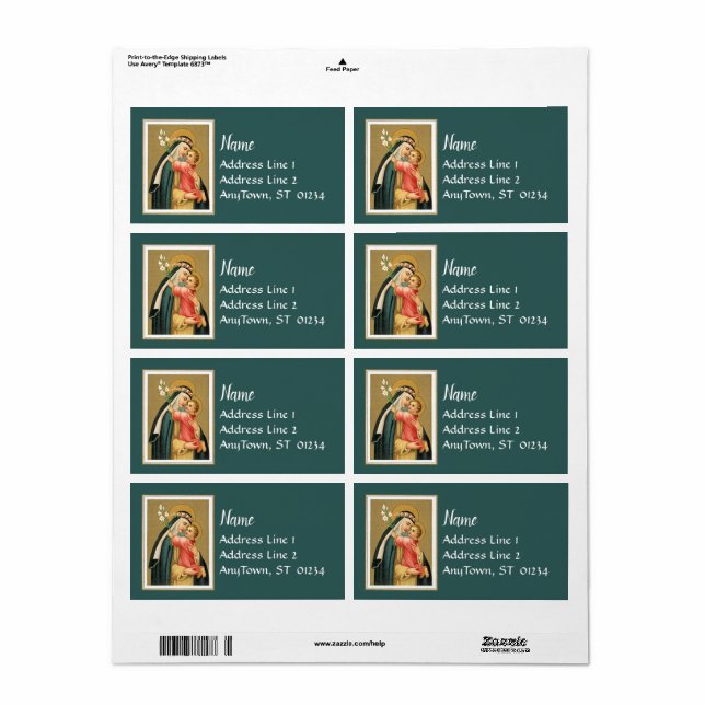 St. Rose Lima und das Christkind (M 023) (Vorne)