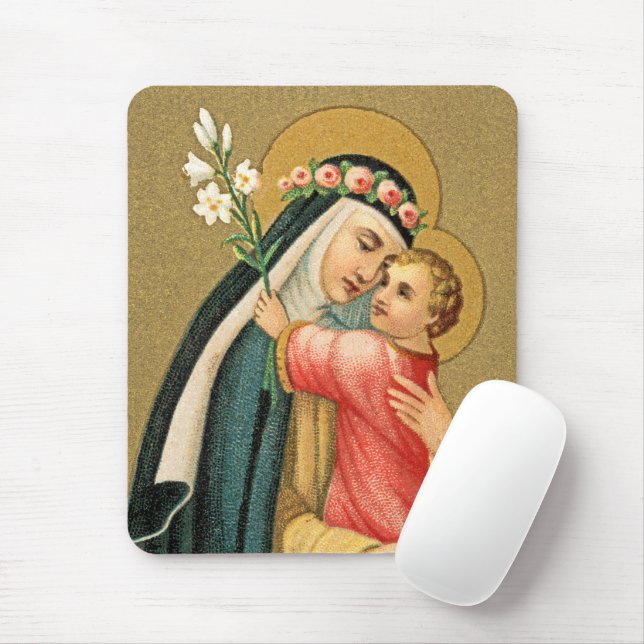St. Rose Lima und das Christkind (M 023) Mousepad (Mit Mouse)
