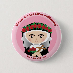 St. Rose von Lima Button