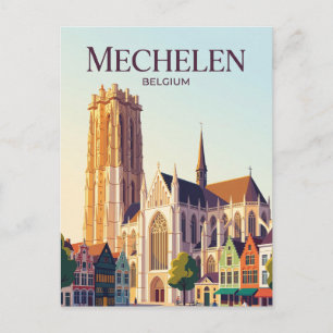 St.-Rumbolds-Kathedrale, Mechelen, Flandern, Belgi Postkarte