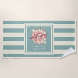 St Saint Tropez Ferien Name Strand Handtuch