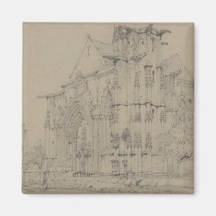 St Sauveur, Tauchen, Normandie, c.1821 Magnet