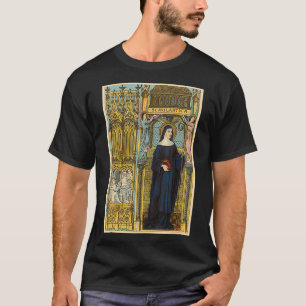 St Scholastica Benedict Katholische Heiligen T-Shirt