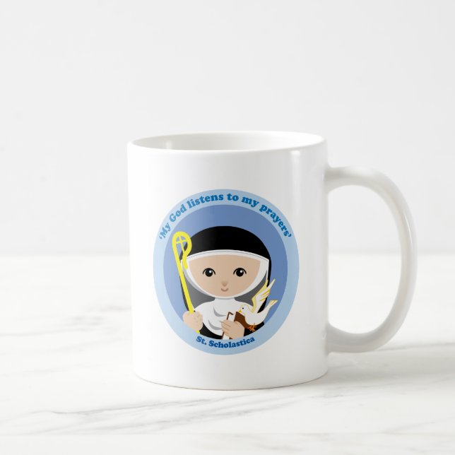 St. Scholastica Kaffeetasse (Rechts)