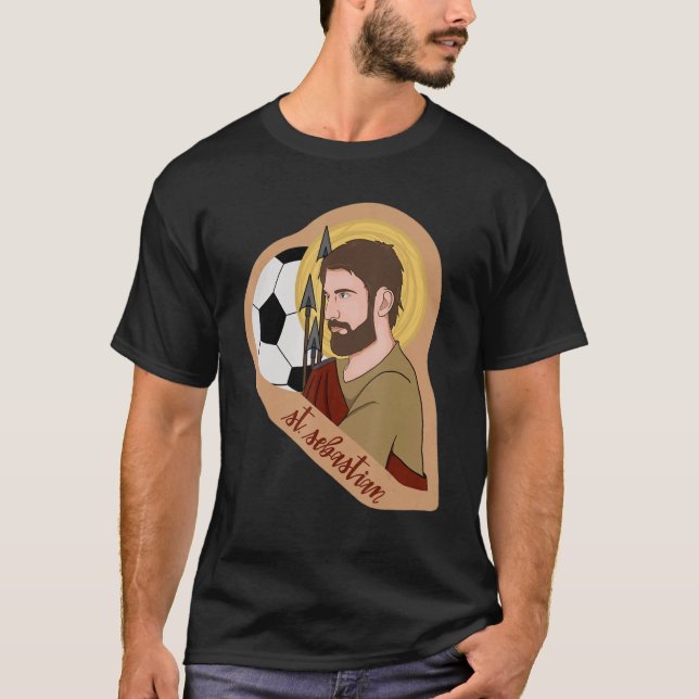 St Sebastian Archery Archer Catholic Patron Saint  T-Shirt (Vorderseite)